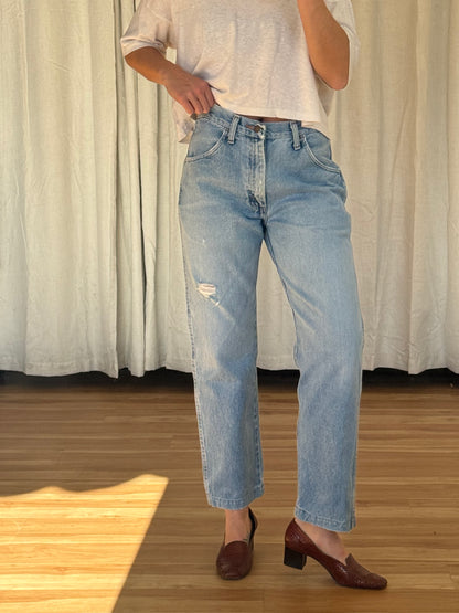 Favorite Vintage Distressed Blue Denim