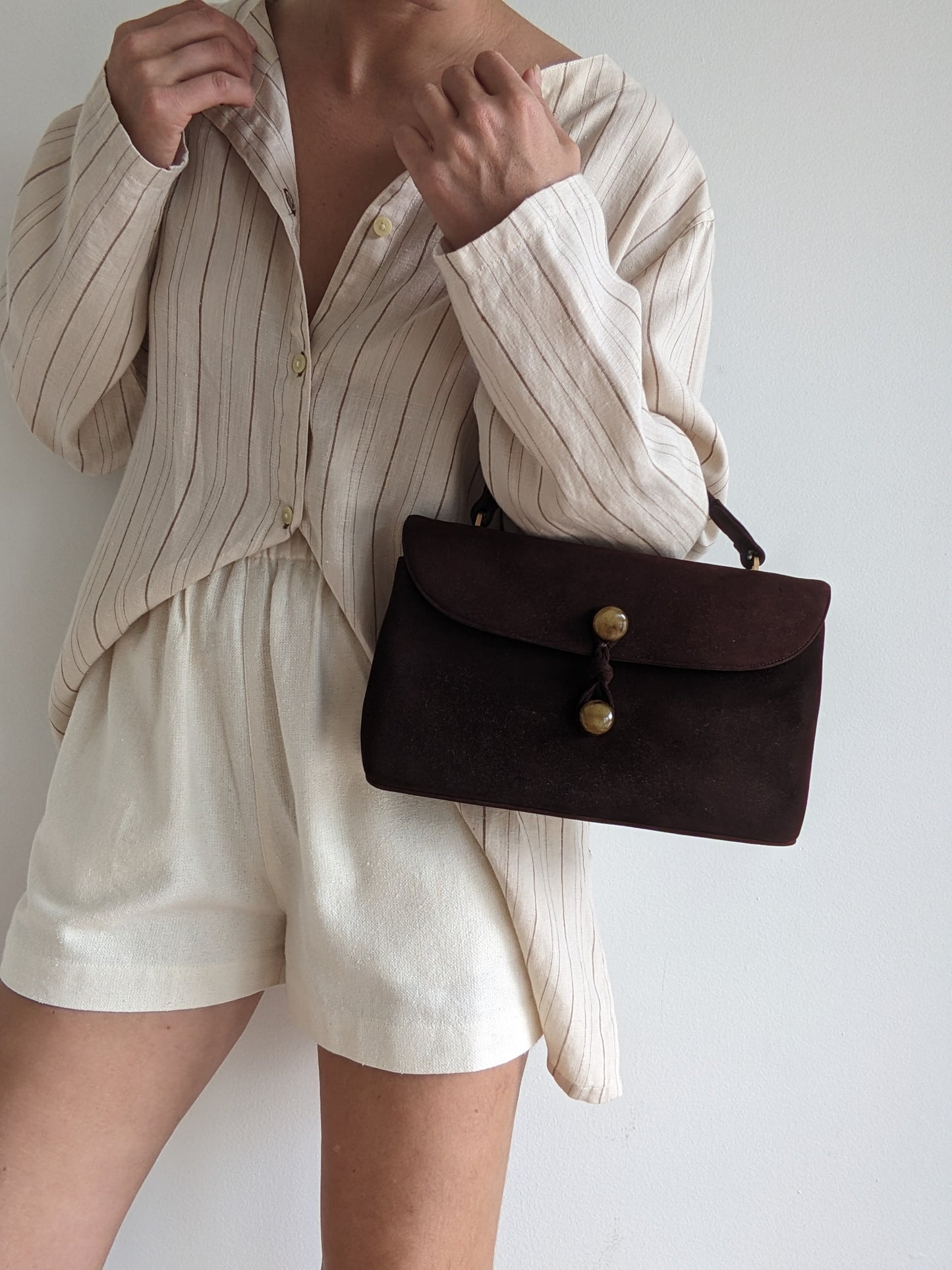 Vintage Bienen Davis Cocoa Handbag
