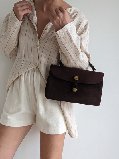 Vintage Bienen Davis Cocoa Handbag