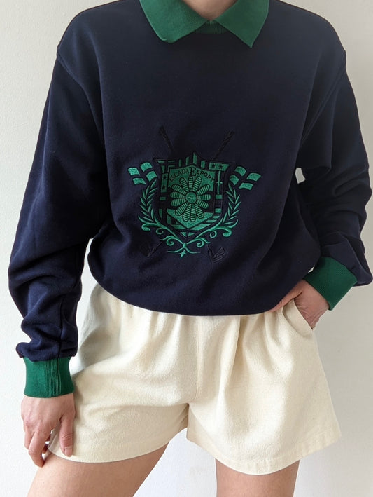 Vintage Escada Sport Embroidered Sweatshirt