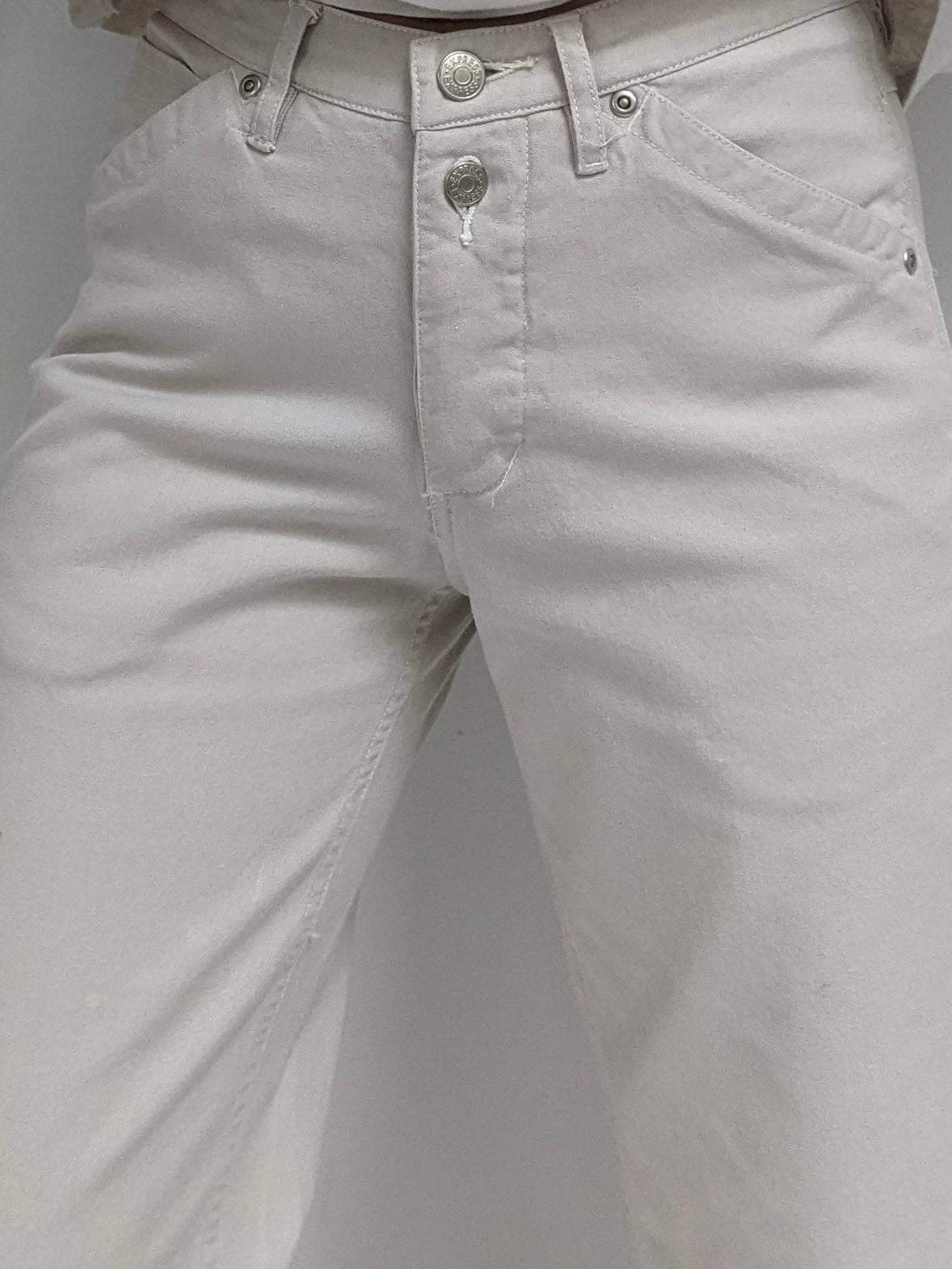 90s Khaki Cotton Wide Leg Pant