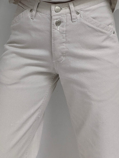 90s Khaki Cotton Wide Leg Pant