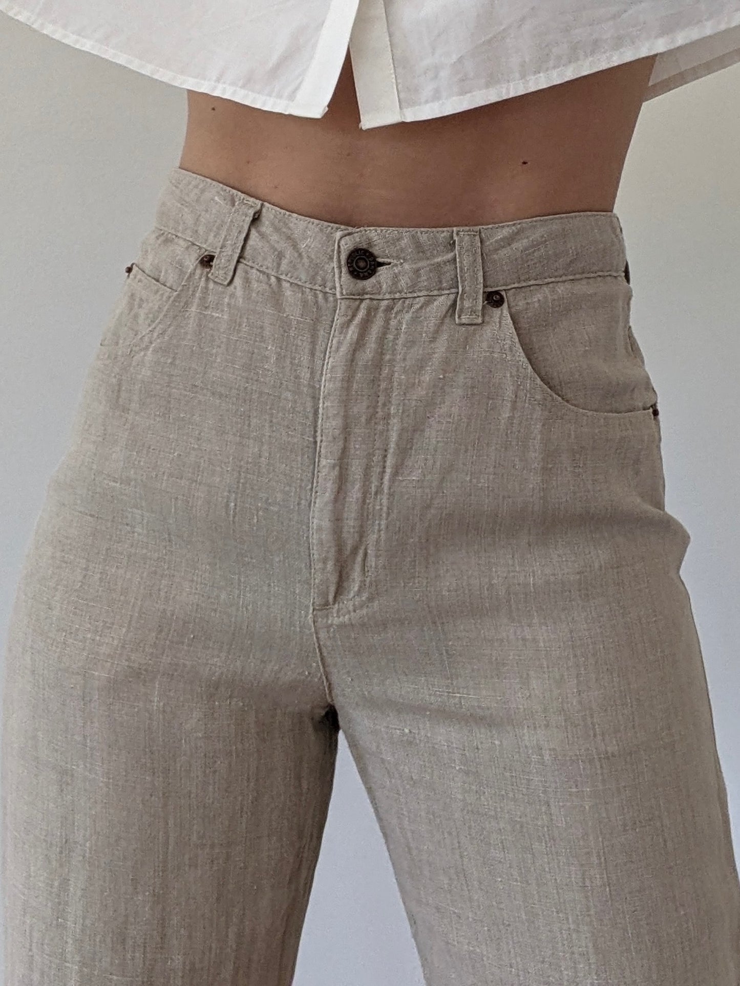 Vintage Banana Republic Woven Linen Pants