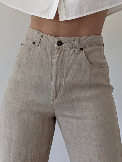 Vintage Banana Republic Woven Linen Pants