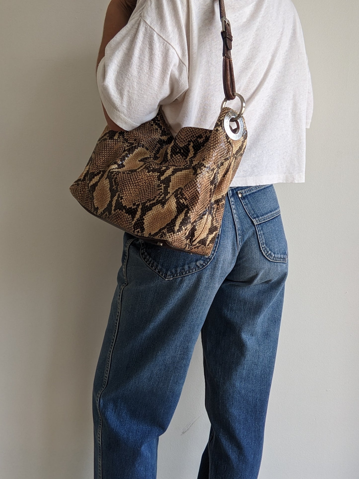 Favorite Vintage Printed Snakeskin Leather Bag