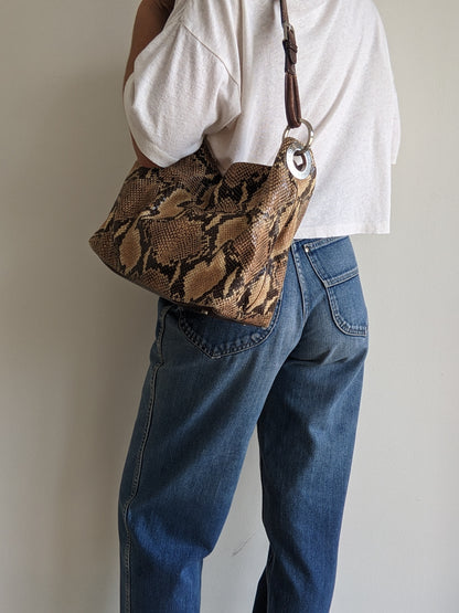 Favorite Vintage Printed Snakeskin Leather Bag