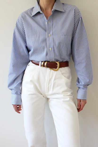 Vintage Sky Striped Button Down Shirt