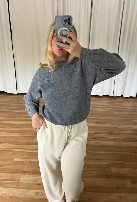 Vintage Maritime Museum Raglan Crewneck