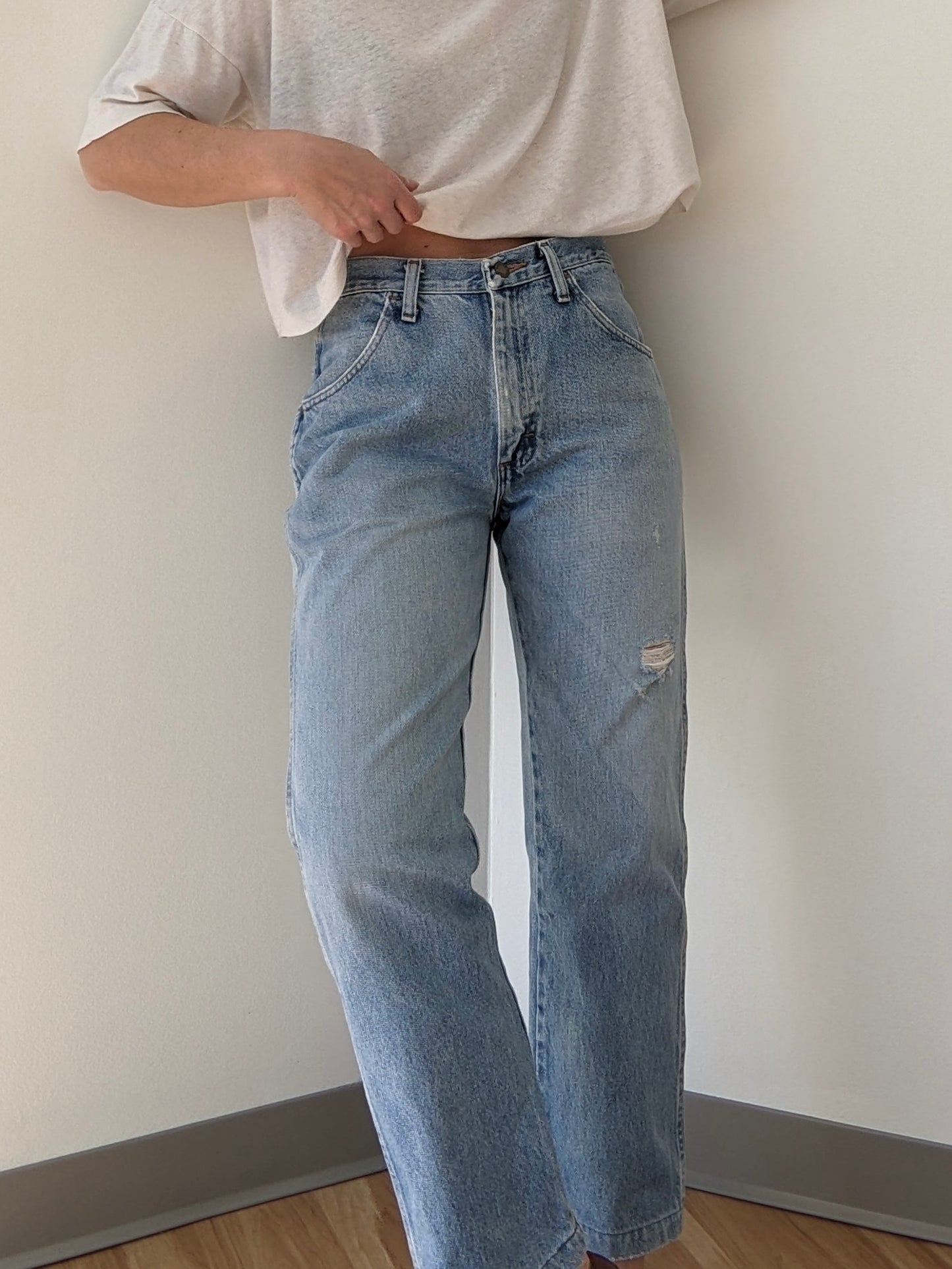 Favorite Vintage Distressed Blue Denim