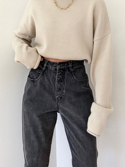 Vintage Bill Blass Black Denim