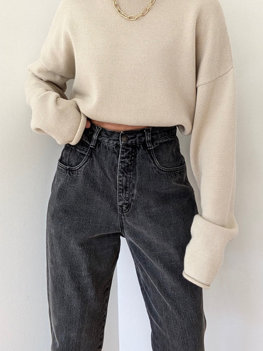 Vintage Bill Blass Black Denim