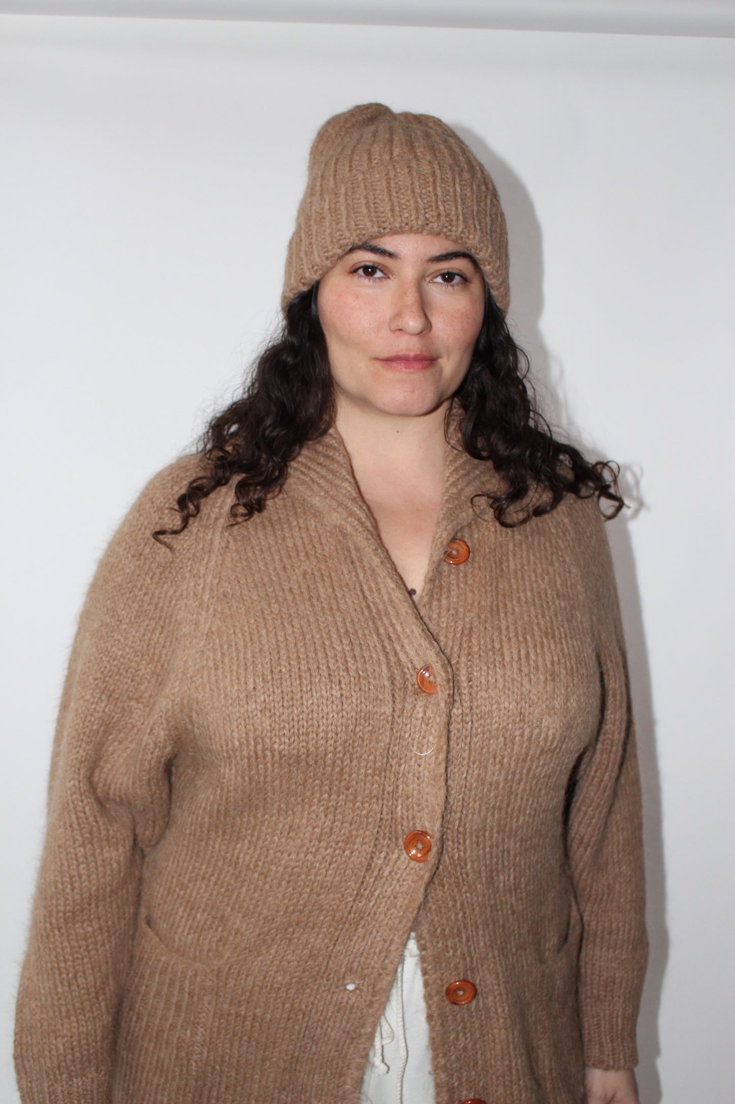 Frankie Knitted Suri Alpaca Hat