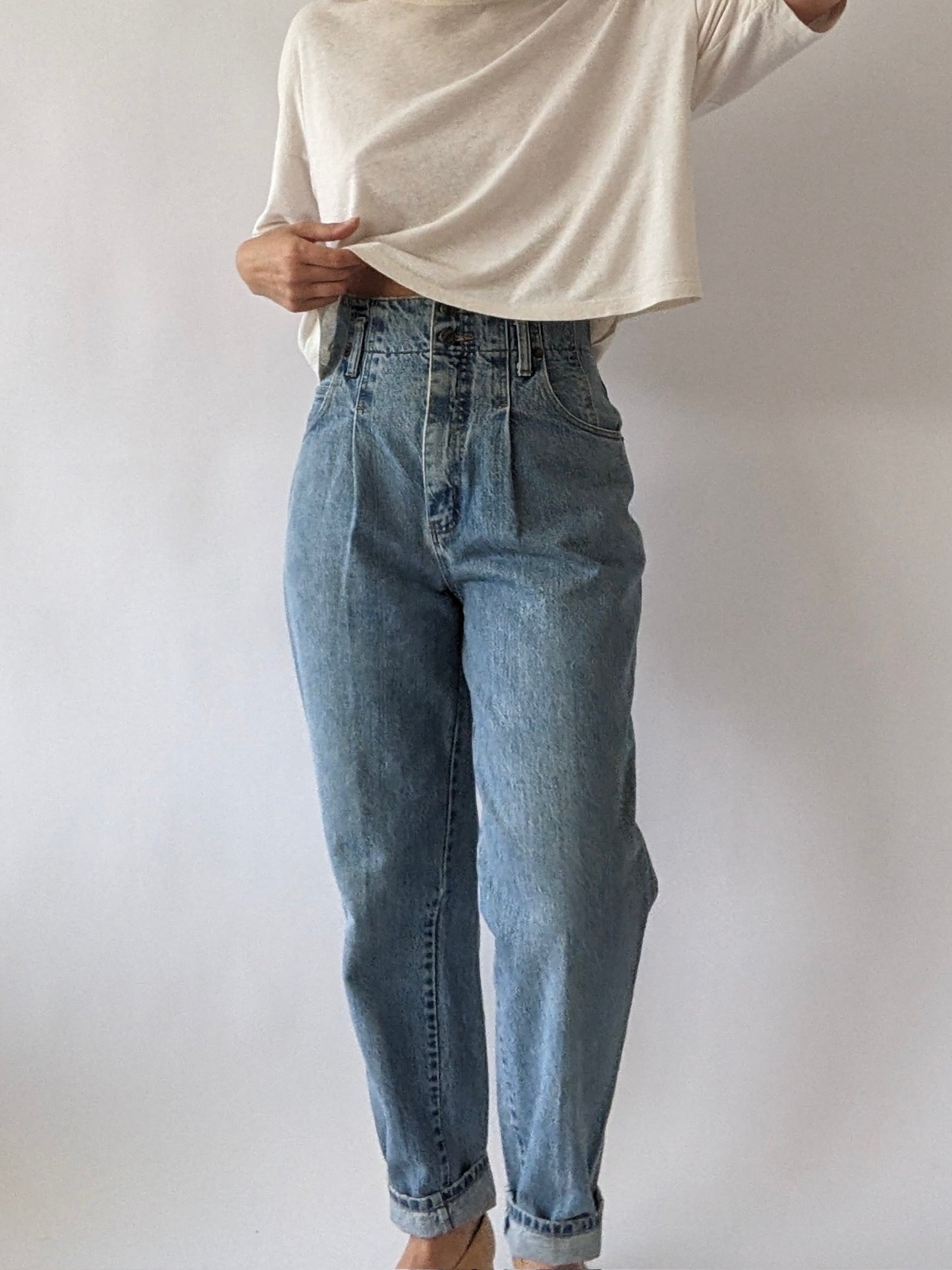 Vintage Palmetto's Pleated Denim