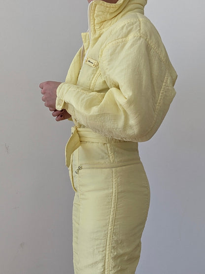 Amazing Vintage Ellesse Lemon Ski Suit