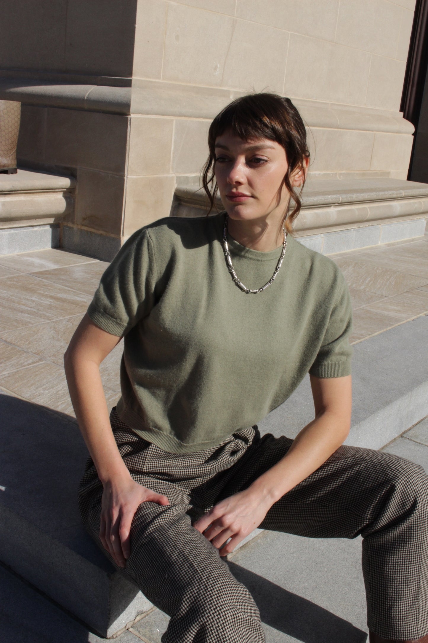 Vintage Valentino Angora & Wool Knit Tee