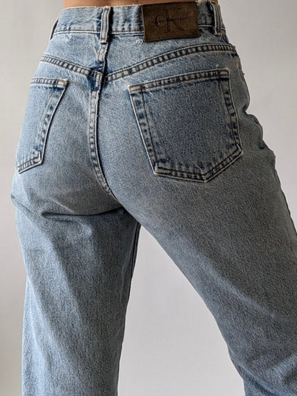 90s Calvin Klein Faded Blue Denim