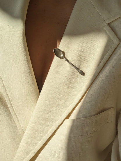 Favorite Vintage Sterling Silver Spoon Brooch