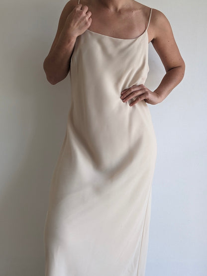 Vintage Sand Slip Dress