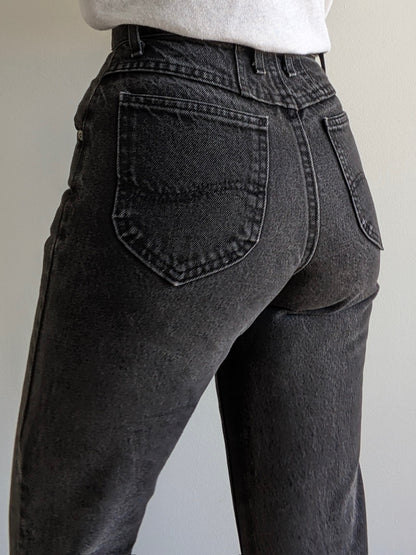 Vintage Faded Black Lee Denim