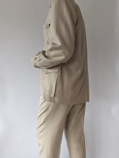 Stunning Vintage Silk Pant Set