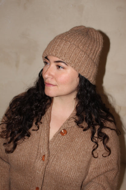 Frankie Knitted Suri Alpaca Hat