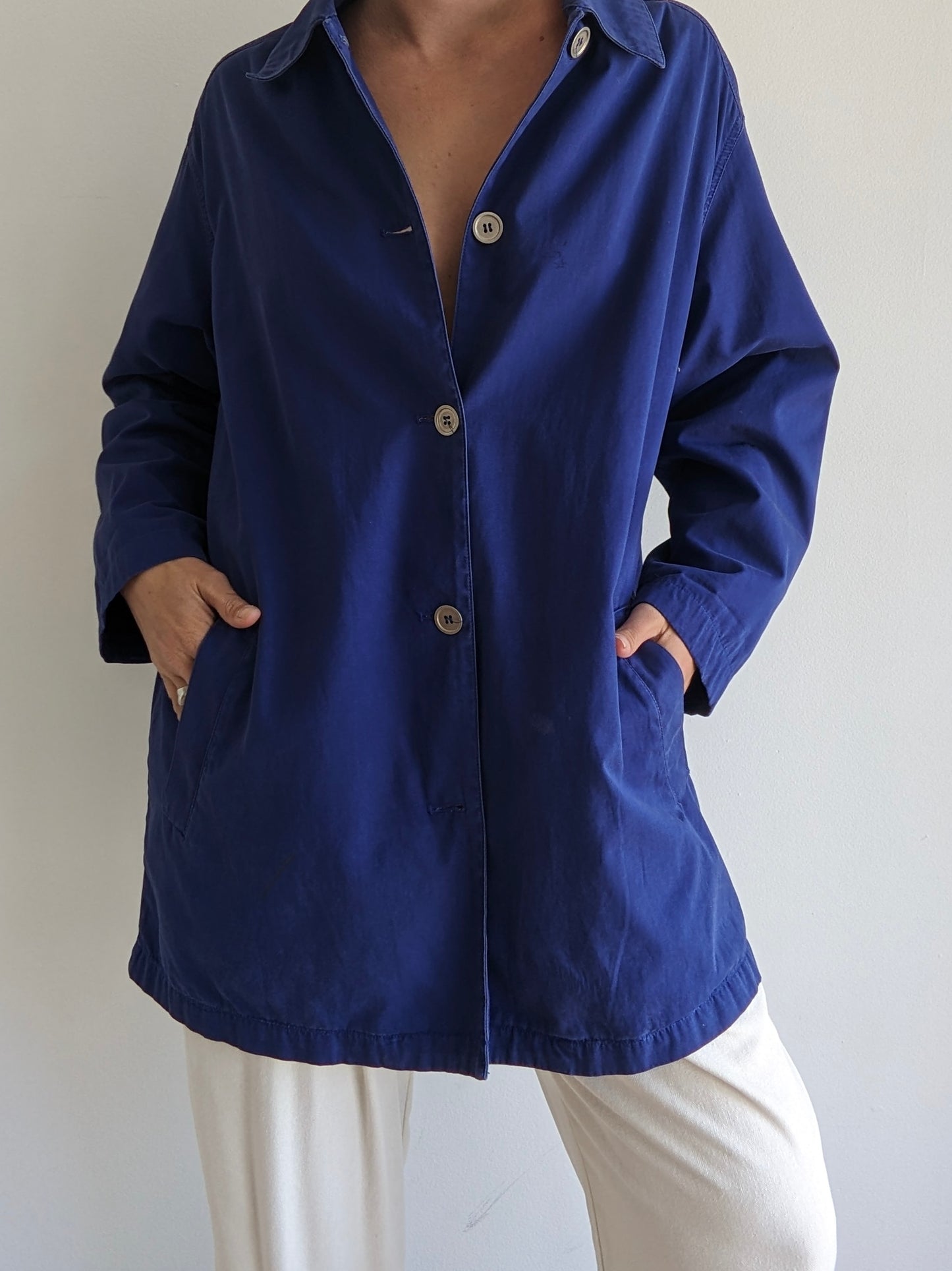 Vintage Ungaro Lightweight Navy Chore Coat