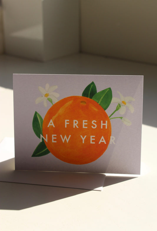 A Fresh New Year Card