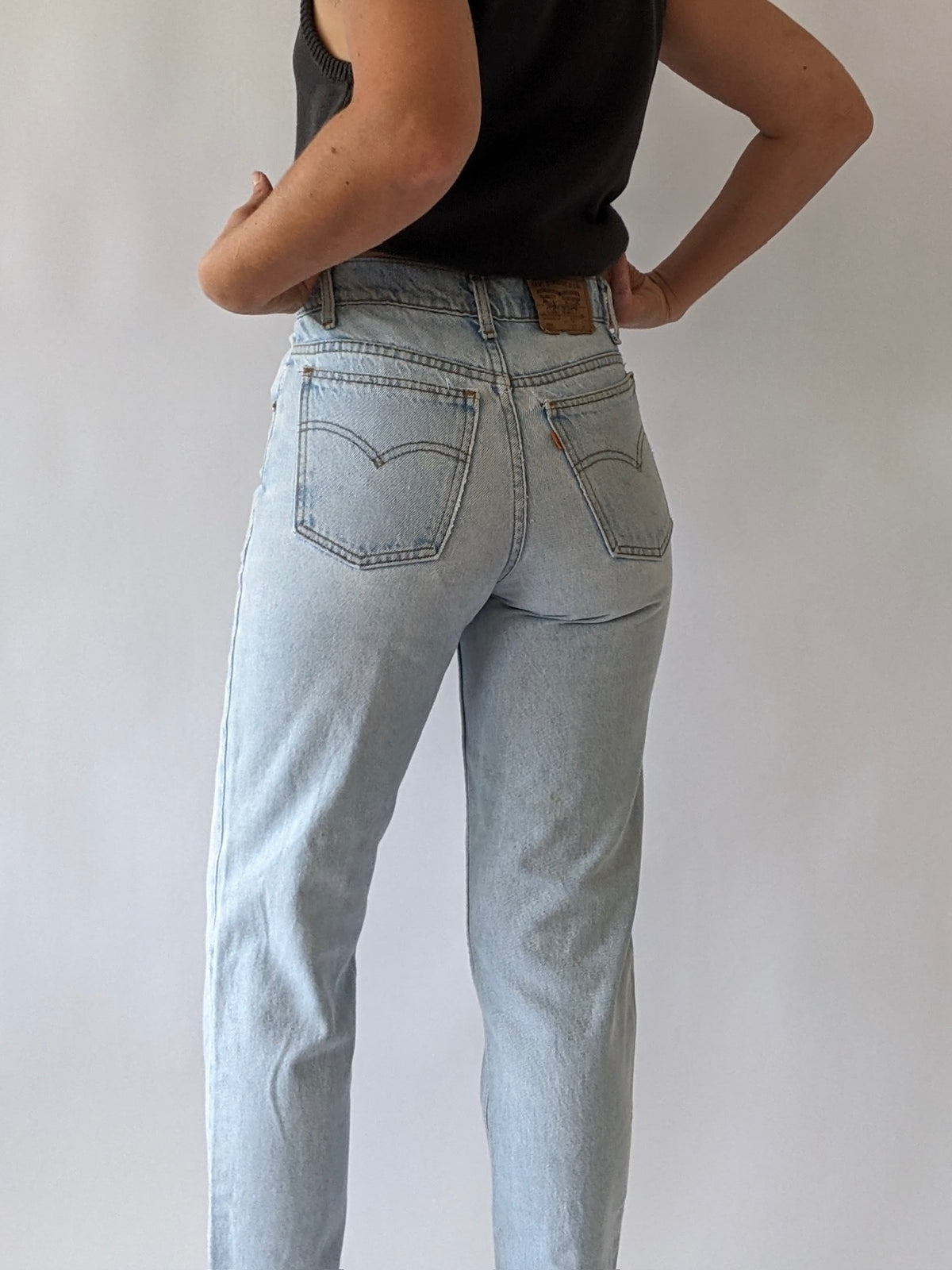 Vintage Levi's 550 Orange Tab Student Denim