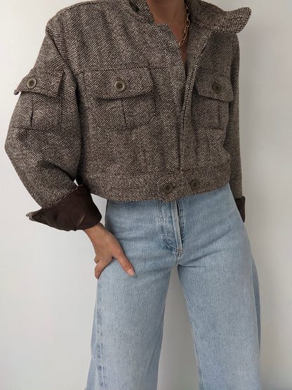 Favorite Ultra-Cropped & Woven Jacket