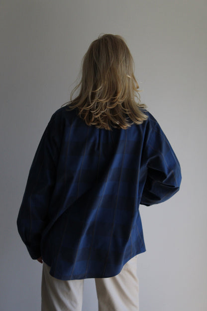 Vintage Christian Dior Ocean Plaid Shirt