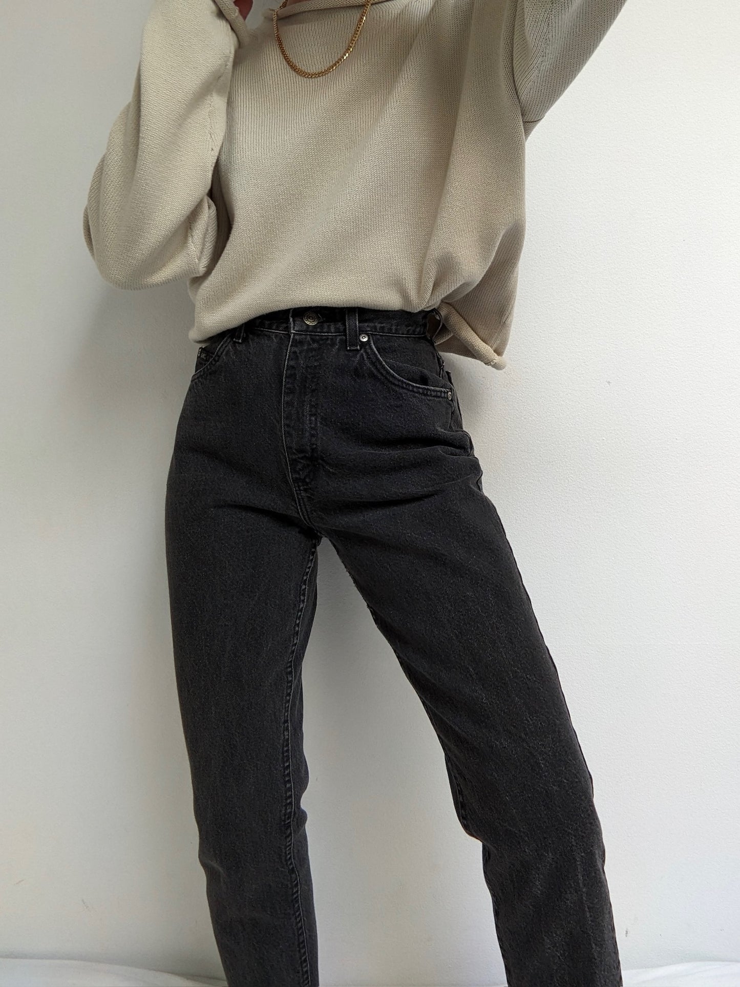 Perfectly Faded High Rise Lee Denim