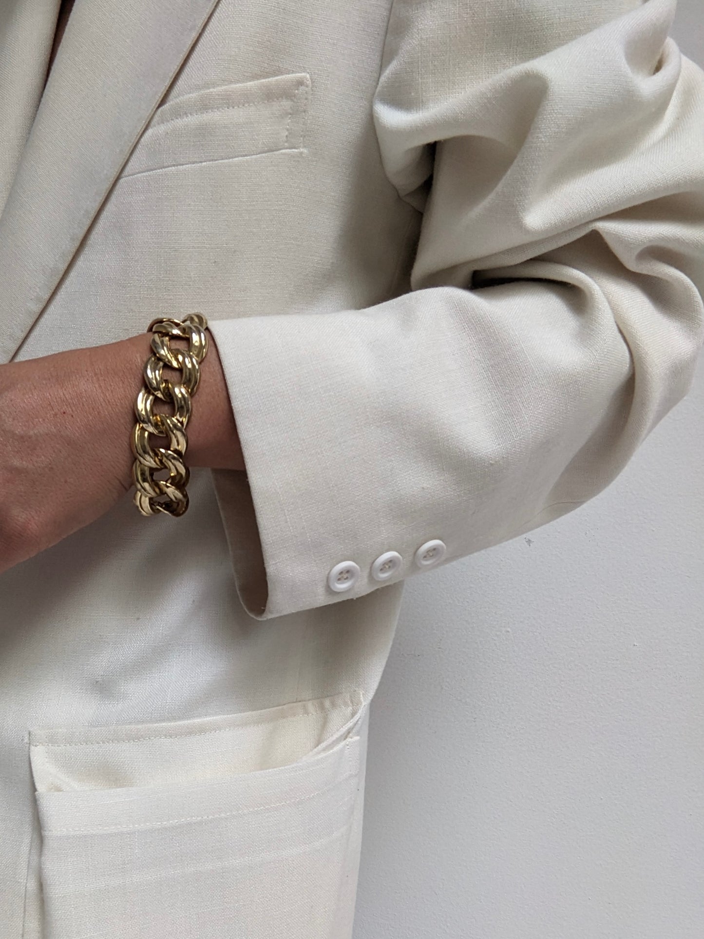 Vintage Gold Chain Link Bracelet