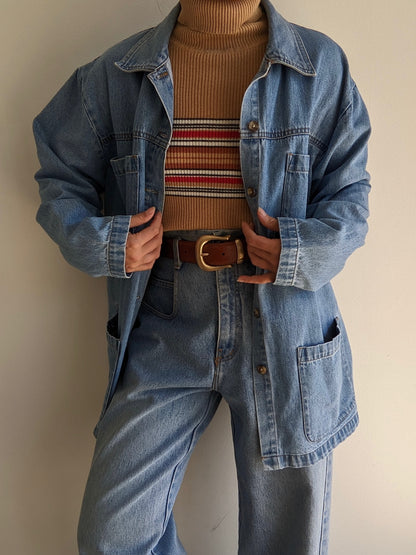 Vintage Denim Chore Jacket