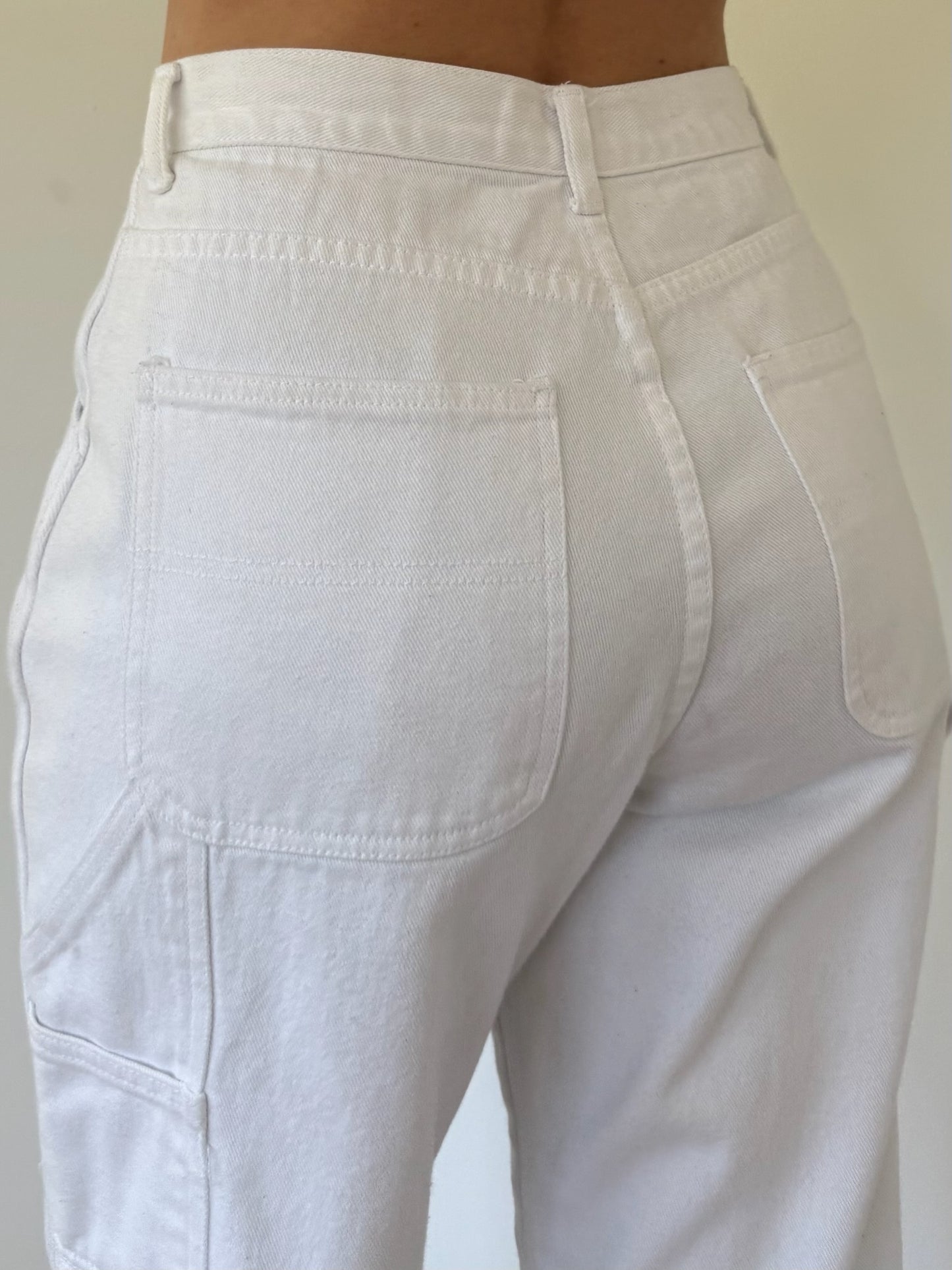 Vintage Eggshell Carpenter Denim