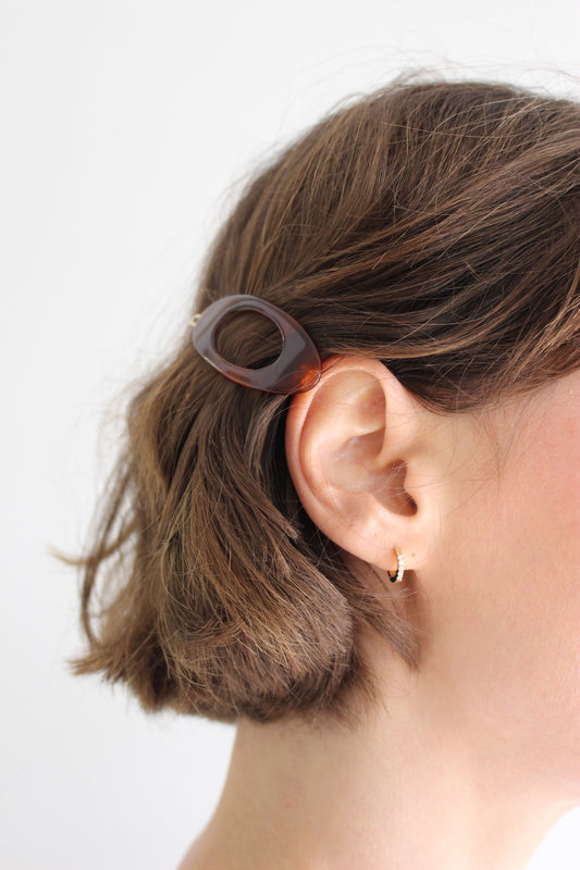 Petite Oval Hair Barrette