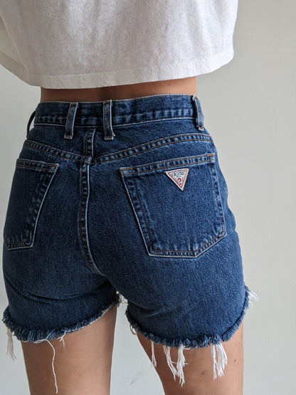 Vintage Guess Cut Off Denim Shorts