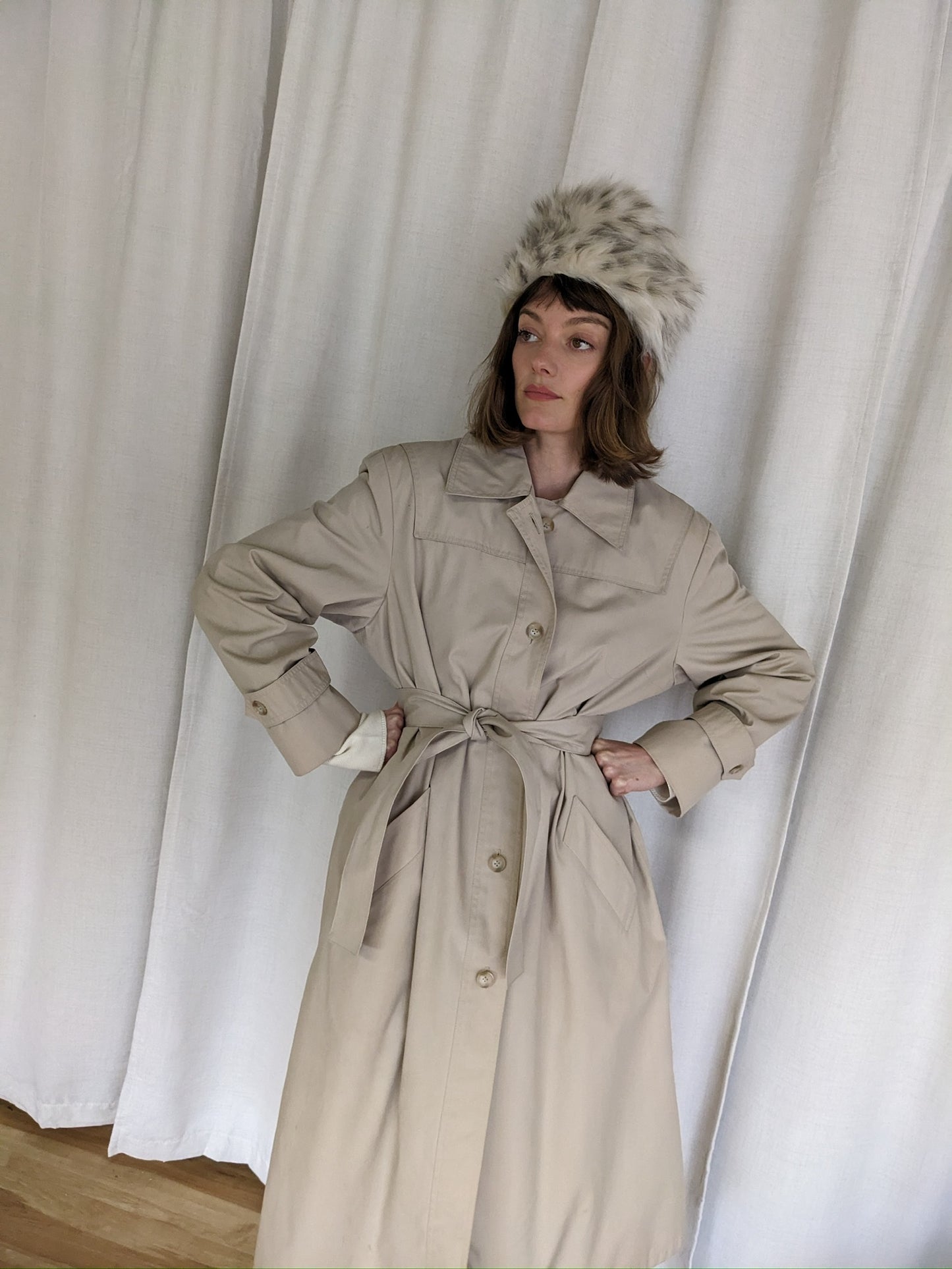 Lovely Vintage Faux Fur Hat