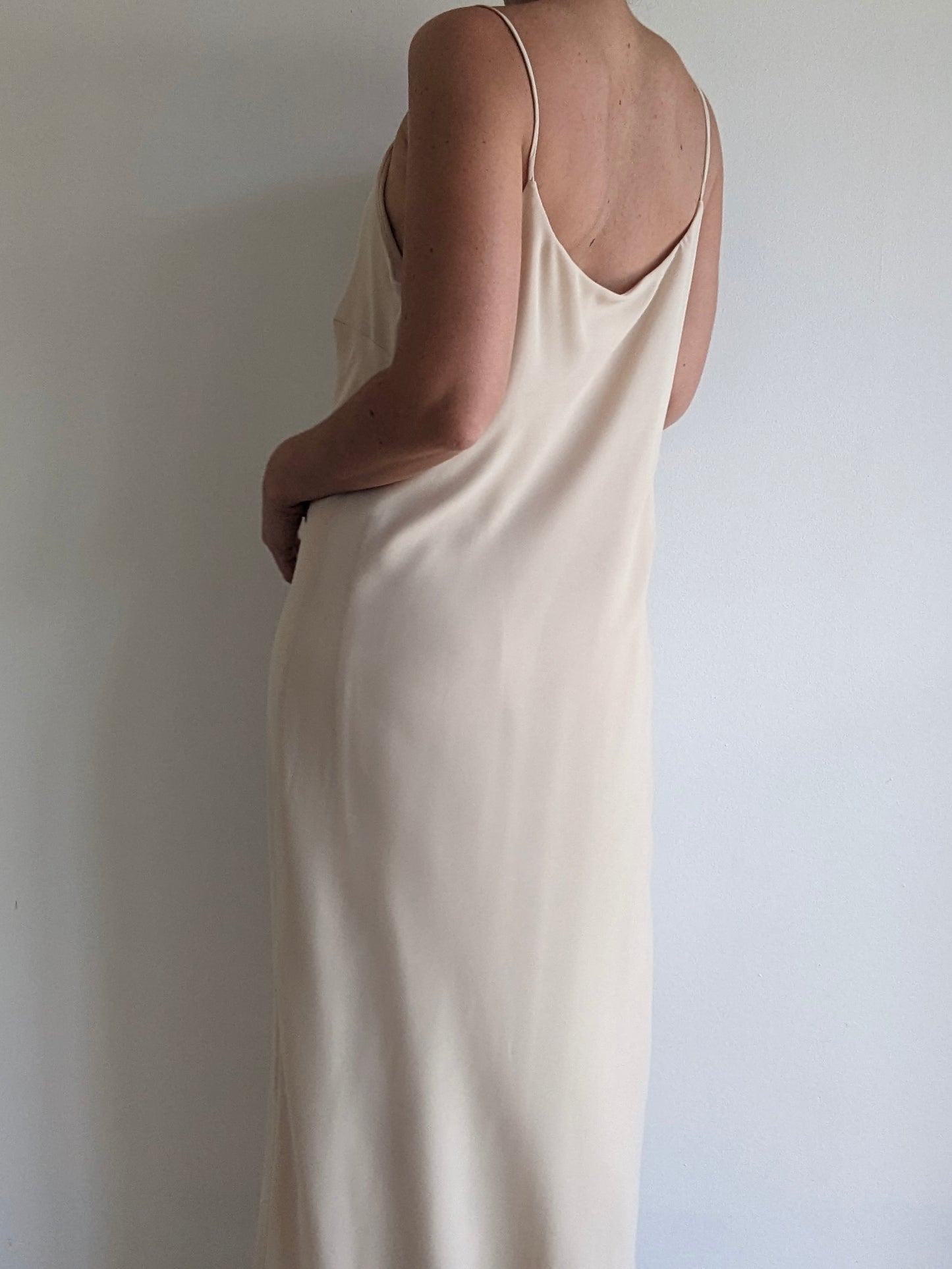 Vintage Sand Slip Dress
