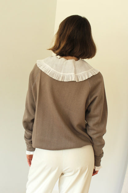 Reworked Vintage Collared Crewneck