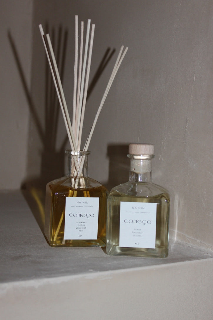 Começo No. 4 Reed Diffuser / Seawater, Cotton, Patchouli, Lime