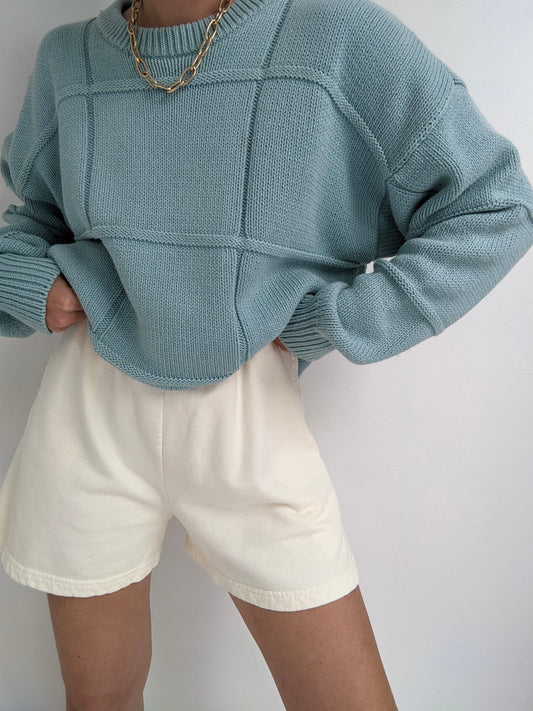 Vintage Sky Cotton Sweater