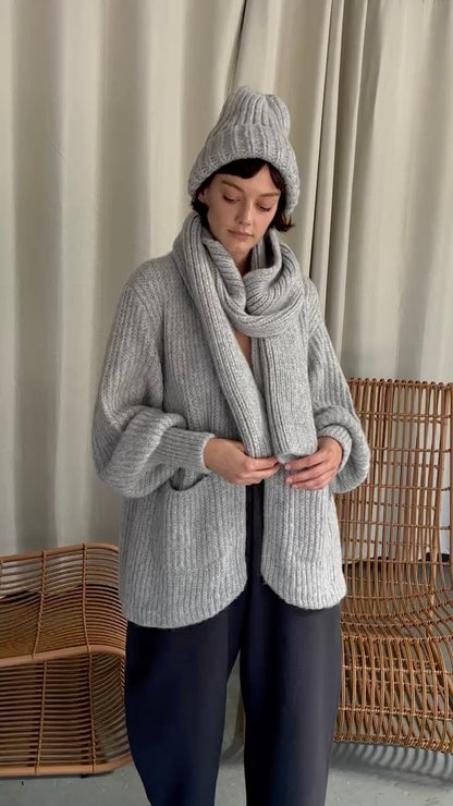 Dylan Knitted Alpaca Coat