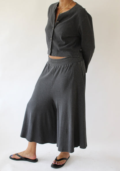 Vintage Slate Culotte Pant Set