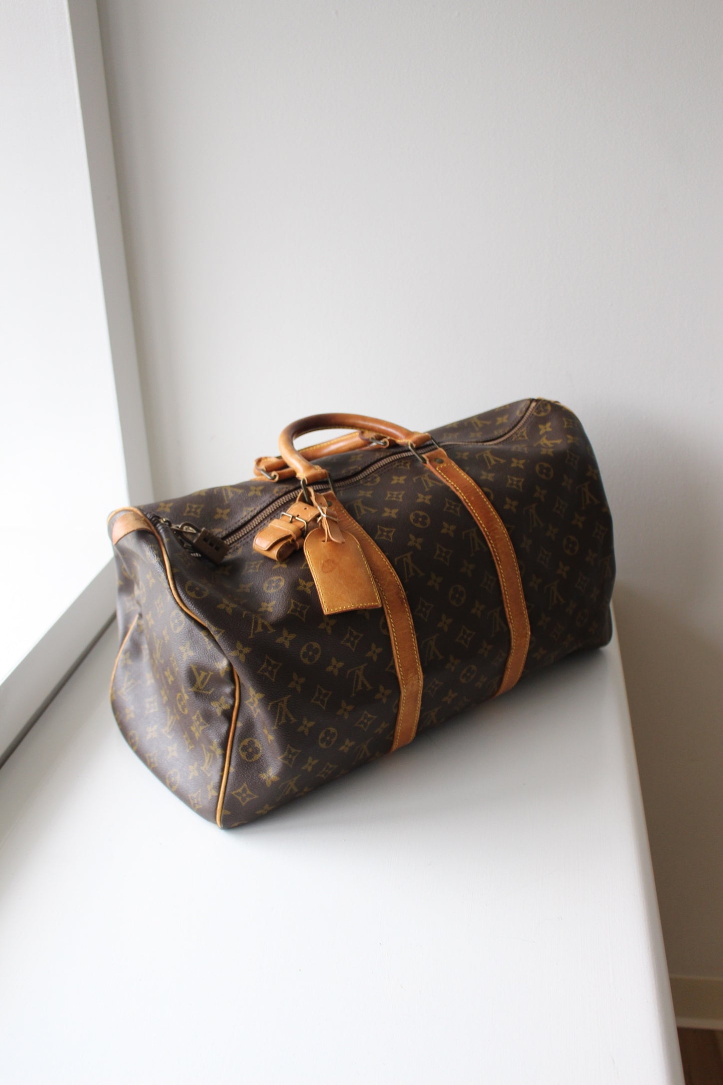 Vintage Louis Vuitton Monogram Keepall Duffle Bag