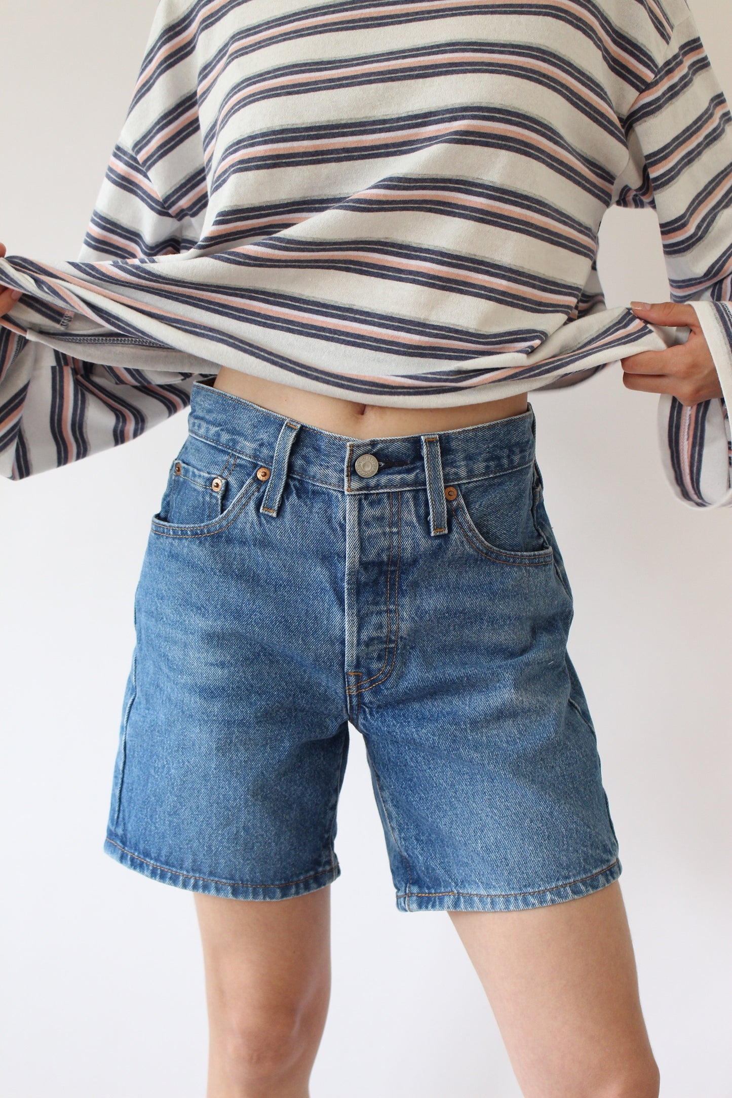 Vintage Levi's Button-Fly Denim Shorts