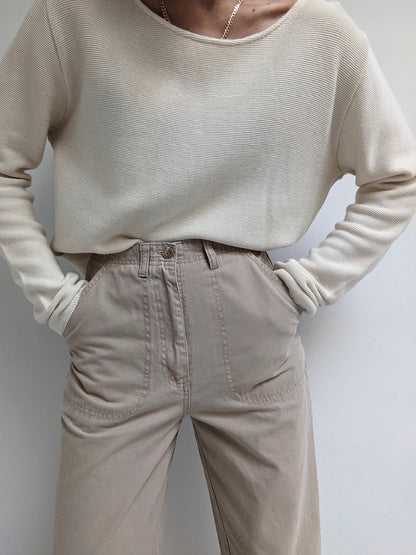 90s Khaki Cotton Pants