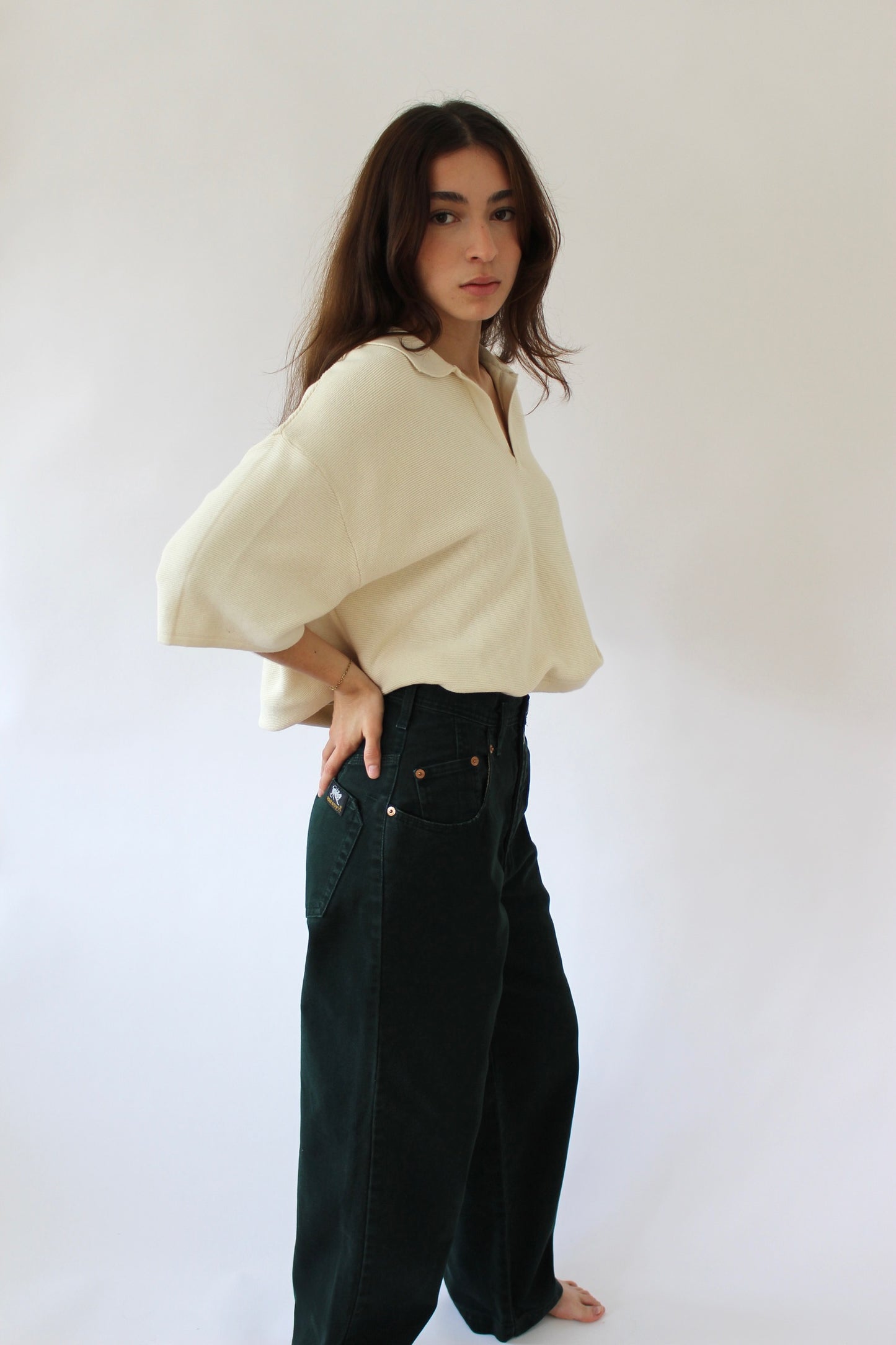 Amazing Vintage Poblano Wide-Leg Denim