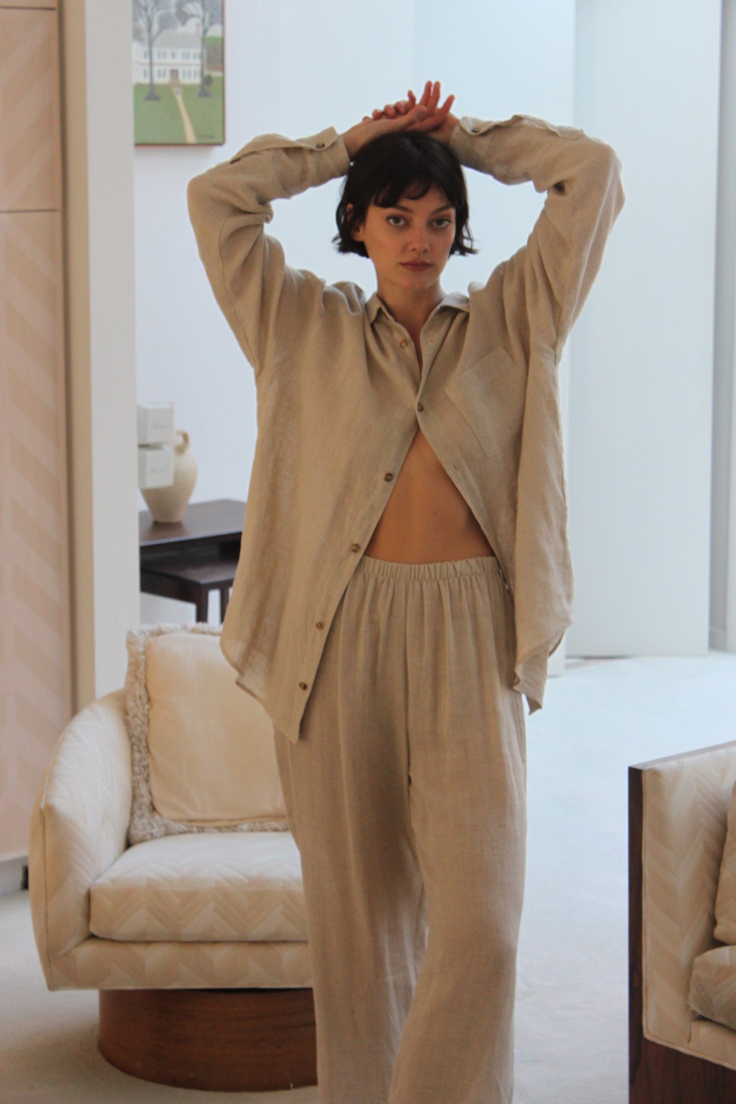 Patricia Linen Rayon Pant