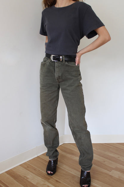Vintage Levi's 512 Olive Denim