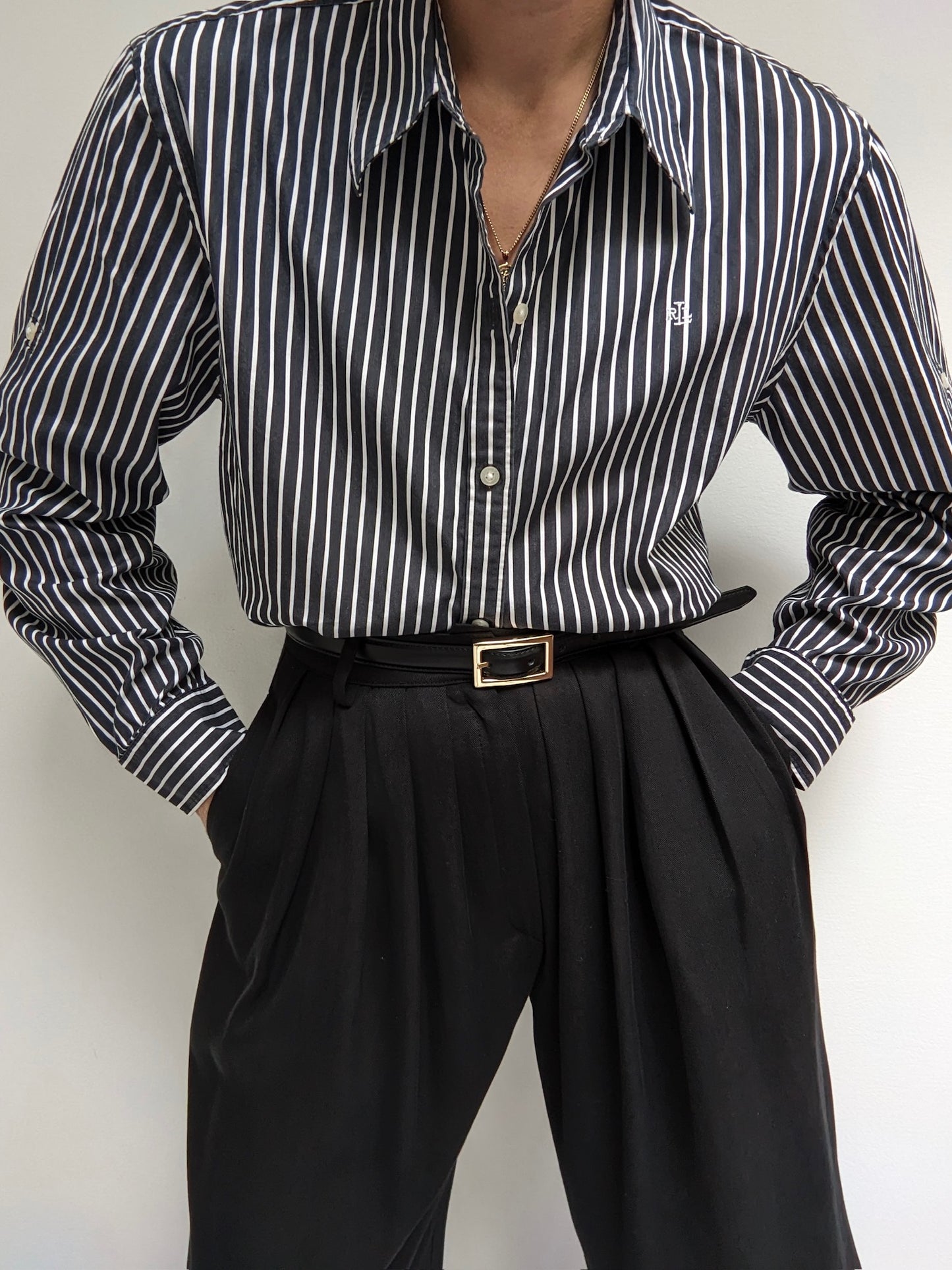 Ralph Lauren Onyx Striped Shirt